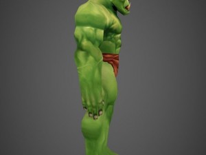 male orc uram Modelo 3D