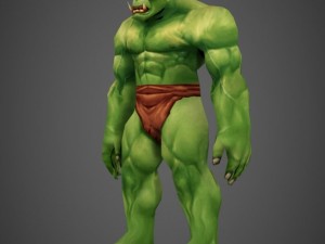 male orc uram Modelo 3D