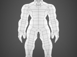 male orc uram Modelo 3D