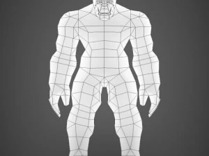 male orc uram 3D Model