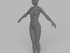 youngy girl base modle 3D Model