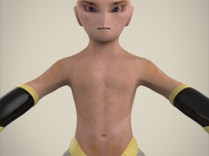 alien fighte Modelo 3D