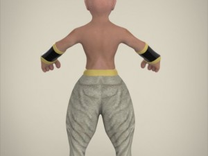 alien fighte Modelo 3D