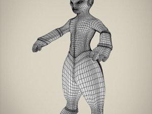 alien fighte Modelo 3D