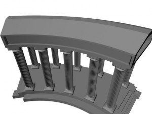 columns Modello 3D