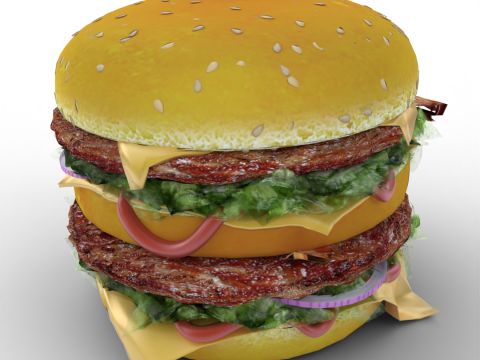 Hamburguer 3D Model
