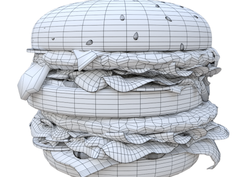 Hamburguer 3D Model