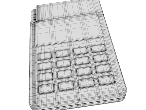 POS terminal 3D Модель