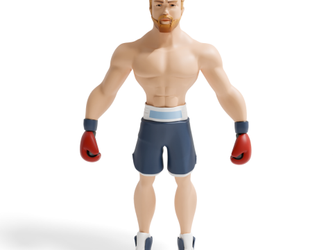 Boxer 3D Model