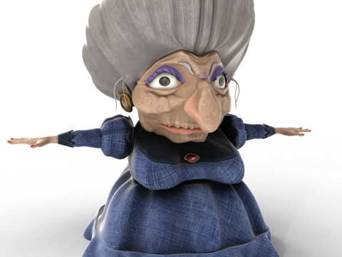 Yubaba 3D Model