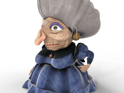 Yubaba 3D Model