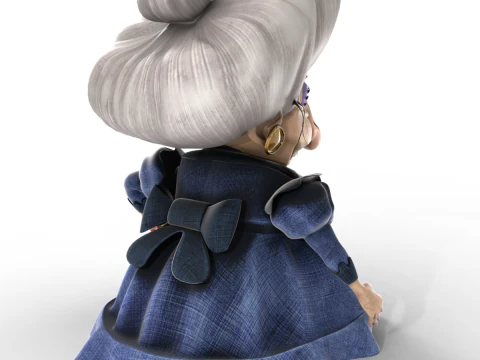 Yubaba 3D Model