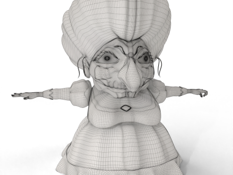 Yubaba 3D Model
