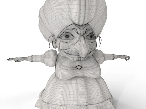 Yubaba 3D Model