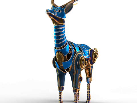 Steampunk Deer 3D Model