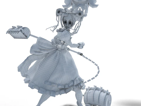 Marie Skullcandy 3D Model