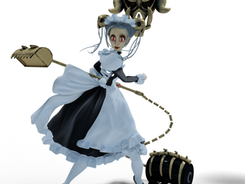 Marie Skullcandy 3D Model