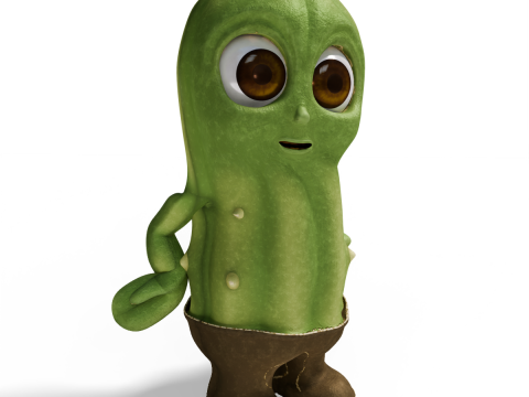 Cactus character 3D Model