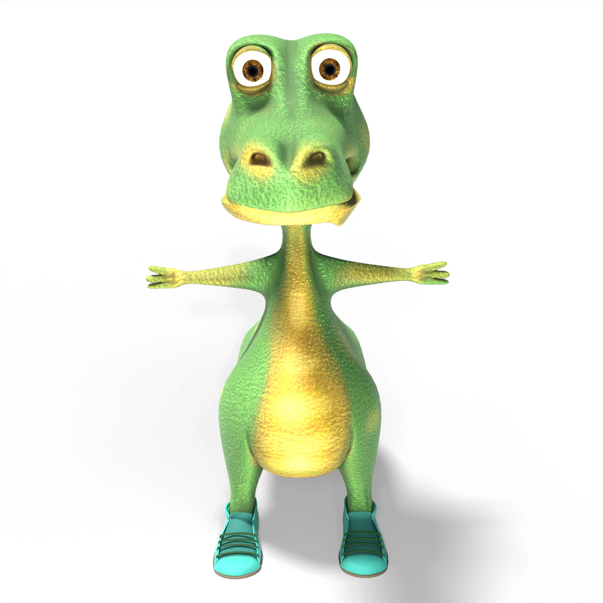 Crocodile 3D Model .c4d .max .obj .3ds .fbx .stl .blend 