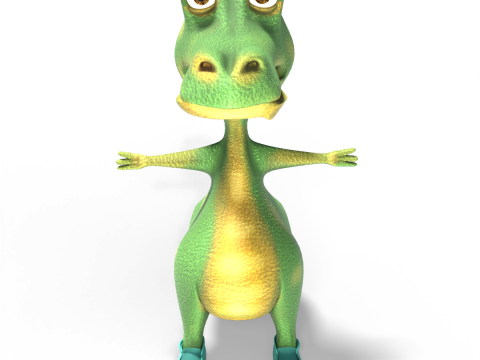 Crocodile 3Dモデル