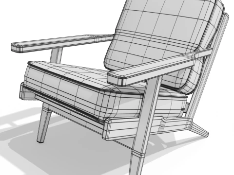 Lounge stoel 3D Model