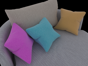 hampton sofa 3D 모델