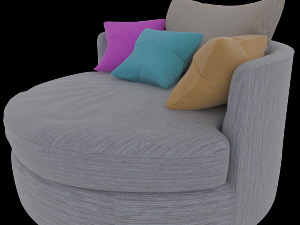hampton sofa 3D 모델