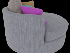hampton sofa 3D 모델