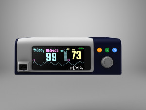game ready - pulse oximeter covidien nellcor bedside medical equipment Modèle 3D