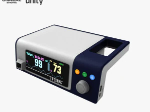 game ready - pulse oximeter covidien nellcor bedside medical equipment 3D Model