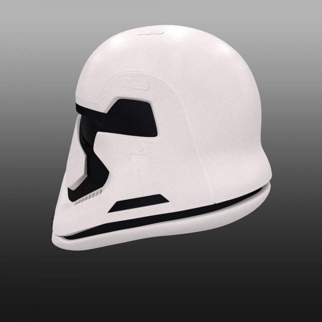 stormtrooper helmet star wars first order 3D 模型 .c4d .max .obj .3ds .fbx .stl .blend