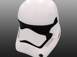 stormtrooper helmet star wars first order 3D 模型