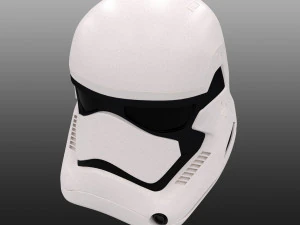 stormtrooper helmet star wars first order 3D Model