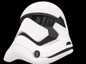 stormtrooper helmet star wars first order 3D 模型