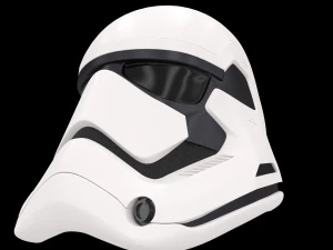stormtrooper helmet star wars first order 3D Model
