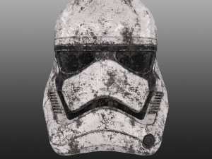 stormtrooper helmet star wars first order 3D 模型