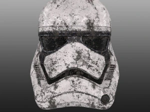 stormtrooper helmet star wars first order 3D Model