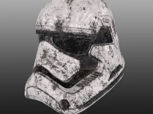 stormtrooper helmet star wars first order 3D Model