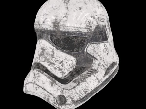 stormtrooper helmet star wars first order 3D Model