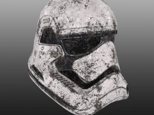 stormtrooper helmet star wars first order 3D Model