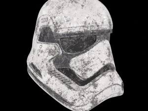 stormtrooper helmet star wars first order 3D Model