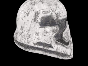 stormtrooper helmet star wars first order 3D Model