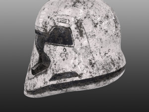 stormtrooper helmet star wars first order 3D 模型