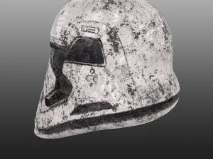 stormtrooper helmet star wars first order 3D Model