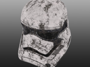 stormtrooper helmet star wars first order 3D 模型