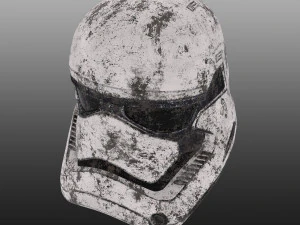 stormtrooper helmet star wars first order 3D Model