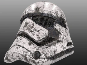 stormtrooper helmet star wars first order 3D Model