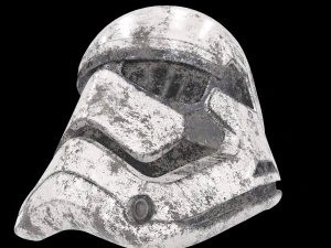 stormtrooper helmet star wars first order 3D Model
