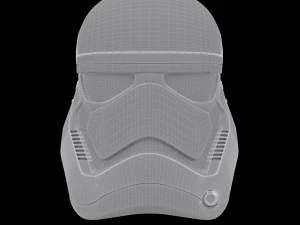 stormtrooper helmet star wars first order 3D Model