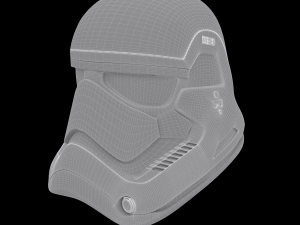 stormtrooper helmet star wars first order 3D 模型